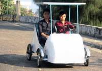 Sinh viên chế tạo xe thân thiện môi trường